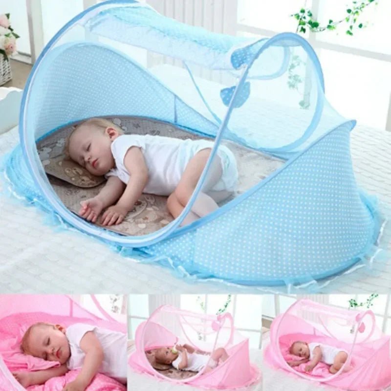 0 - 3Years Portable Foldable Baby Netting Polyes Newborn Sleep Bed Travel Baby Mosquito Nets Travel Bed Netting Play Tent Children - Plush Fashion Hub