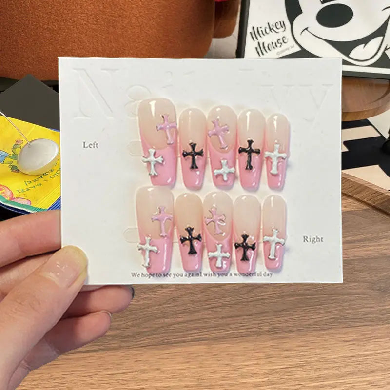 0947- Handmade press on nails fake nails removable Plush Fashion Hub