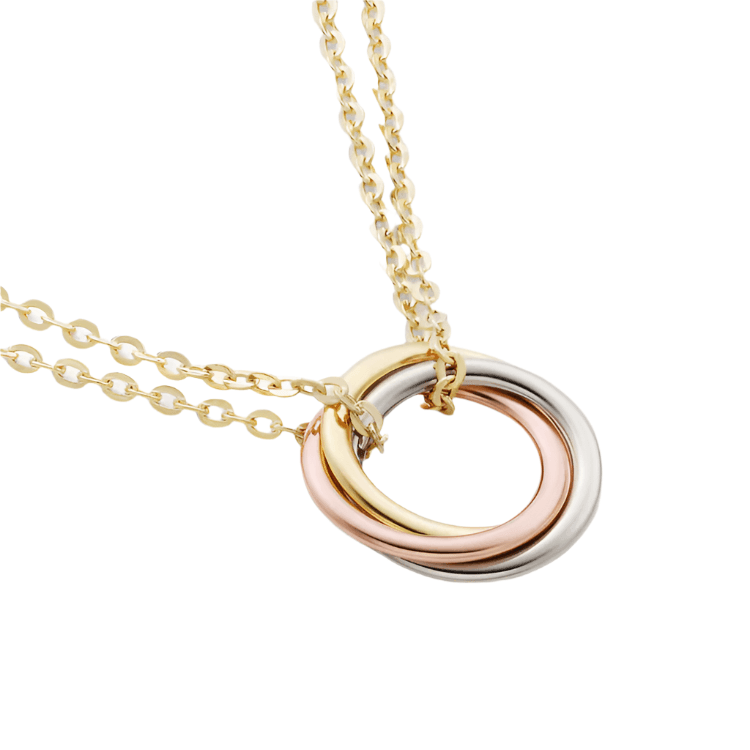 Cartier Trinity Necklace, Small Model, 18k White Gold Supra Sneakers