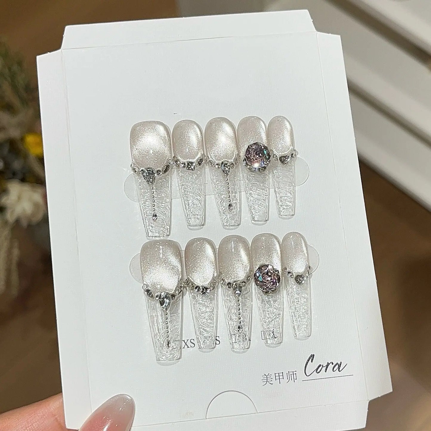 1014- Handmade press on nails fake nails removable Plush Fashion Hub 28.90