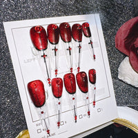 1016-Handmade press on nails fake nails removable Plush Fashion Hub 19.80