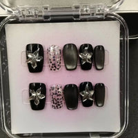 1042- Handmade press on nails fake nails removable Plush Fashion Hub