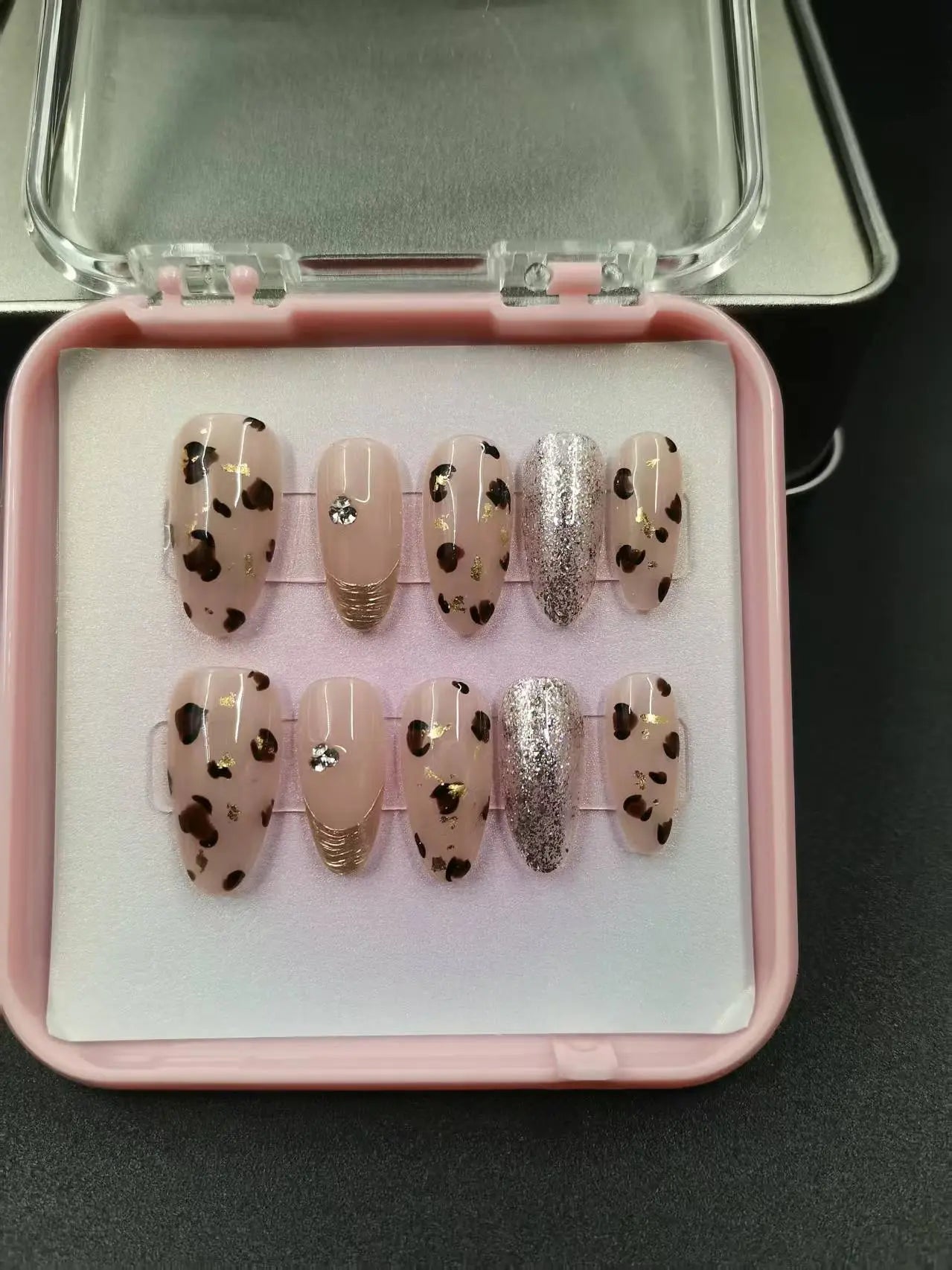 1049- Handmade press on nails fake nails removable Plush Fashion Hub