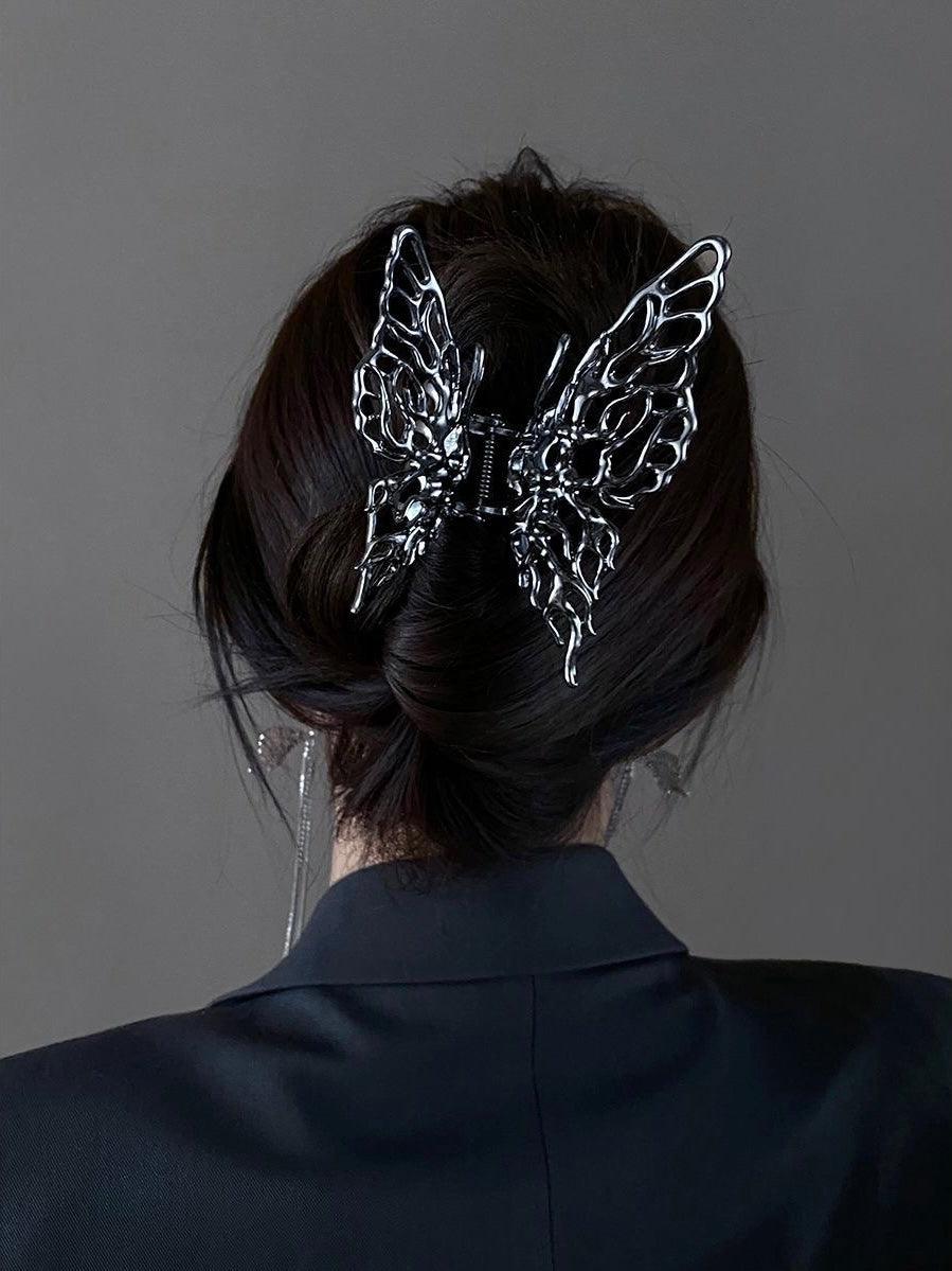 Original Liquid Butterfly Large Shark Hair Clip Plush Fashion Hub