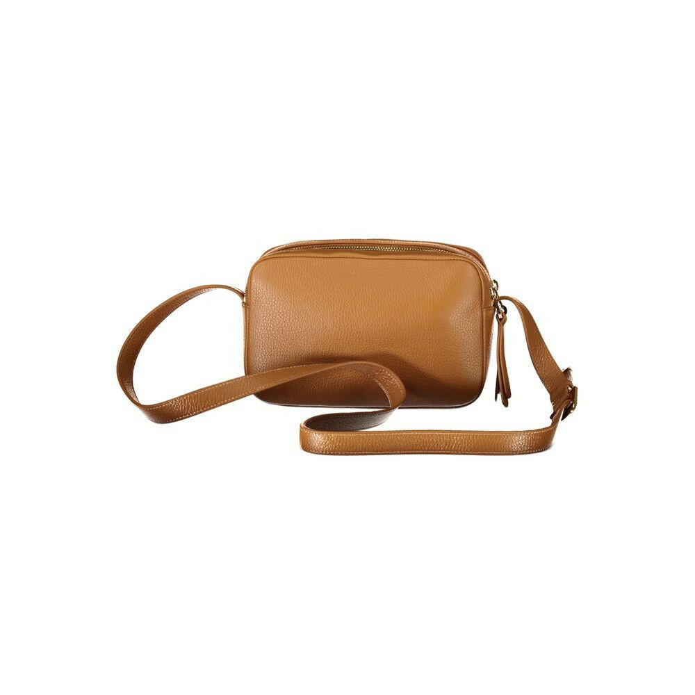 Coccinelle Brown Leather Handbag MaraFormigone