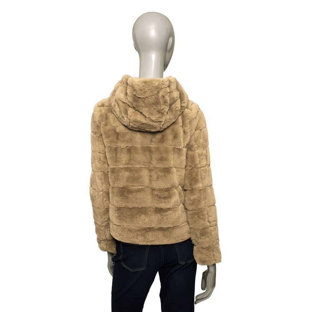 Baldinini Trend Beige Polyester Women Jacket MaraFormigone