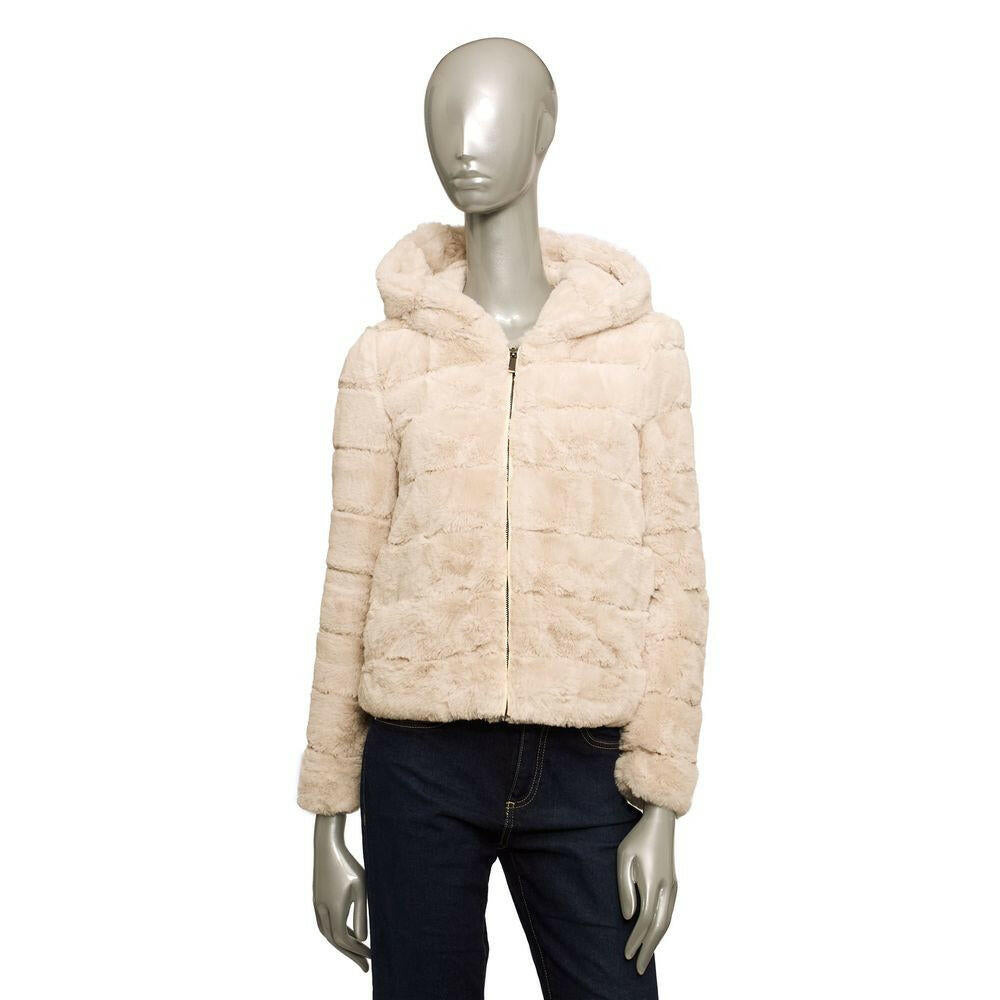 Baldinini Trend Beige Polyester Women Jacket MaraFormigone