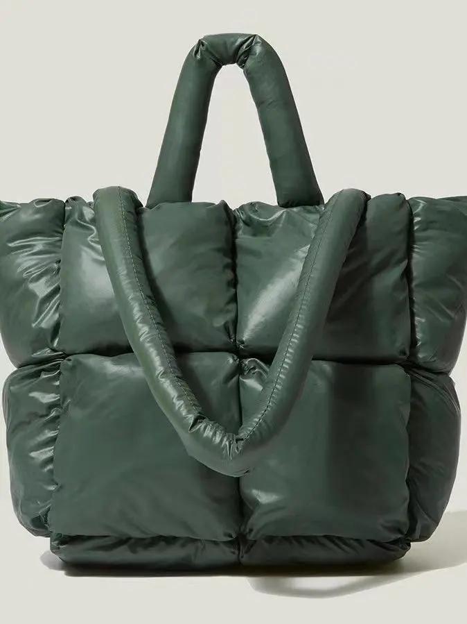 6 Color Down-filled Minimalist Space Bag Plush Fashion Hub