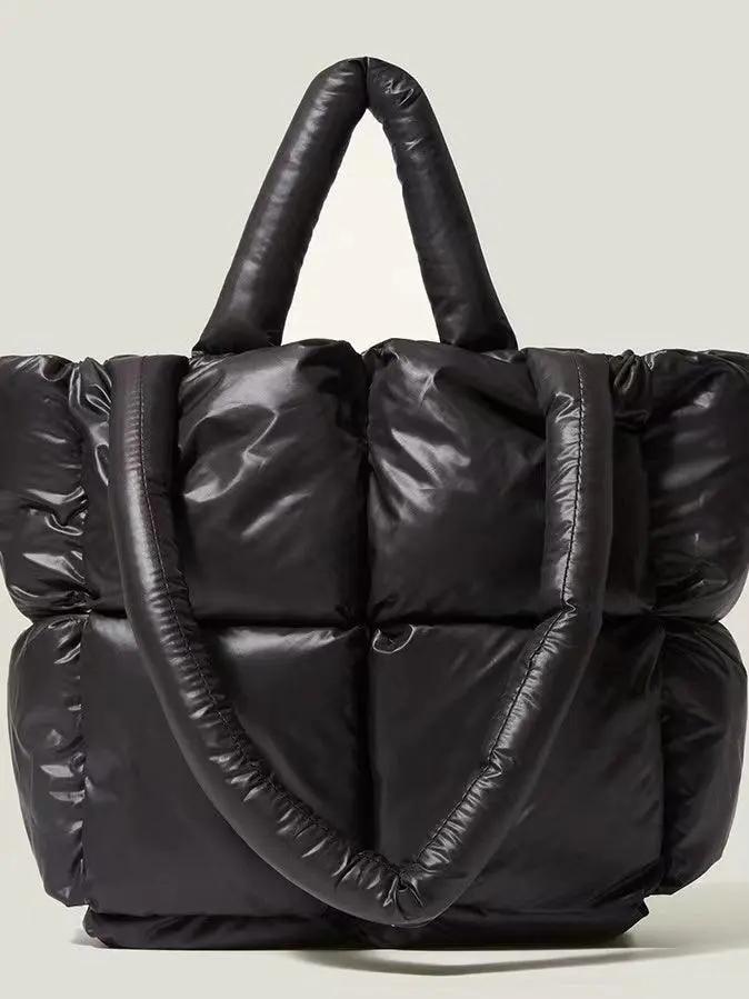 6 Color Down-filled Minimalist Space Bag Plush Fashion Hub