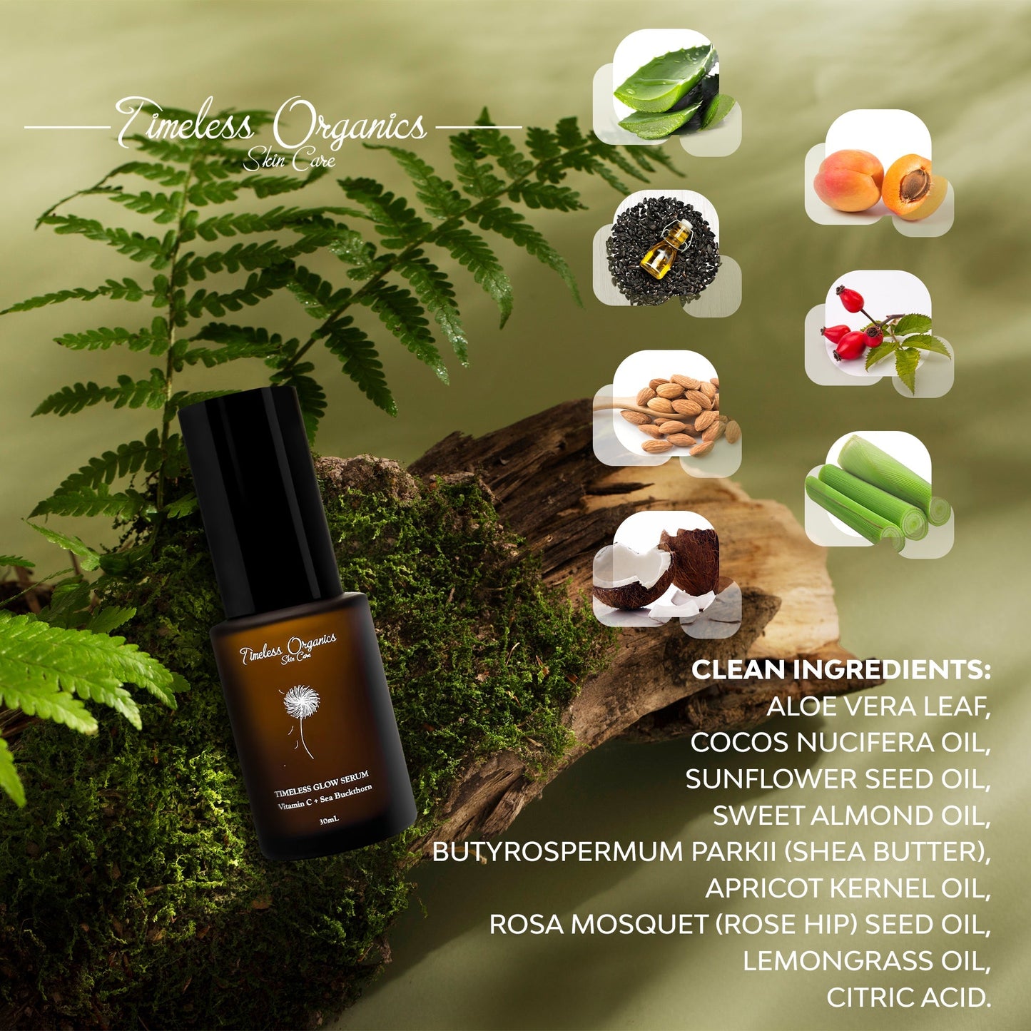 Timeless Glow Serum Timeless Organics Skin Care