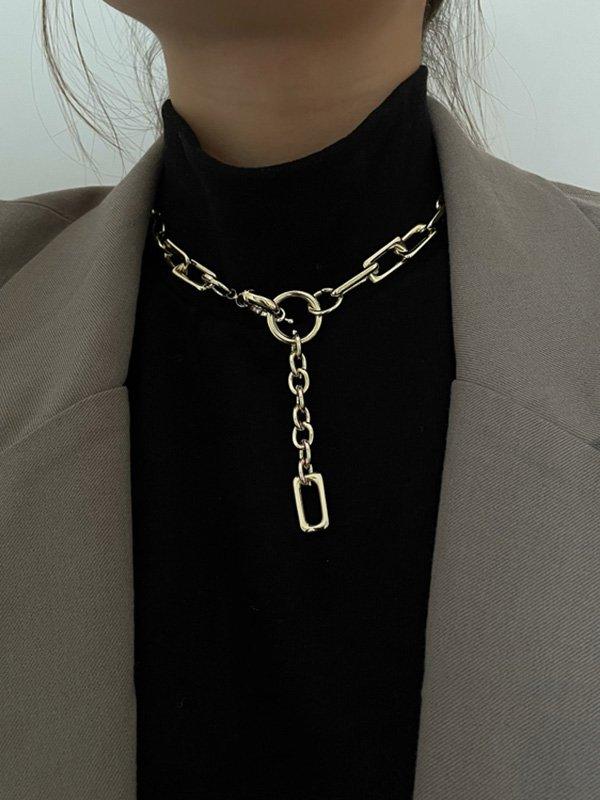 Simple Normcore Chain Necklace Plush Fashion Hub