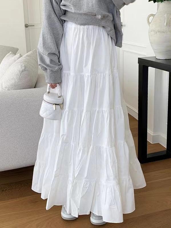 Big Hem Split-joint Cake Skirt Plush Fashion Hub