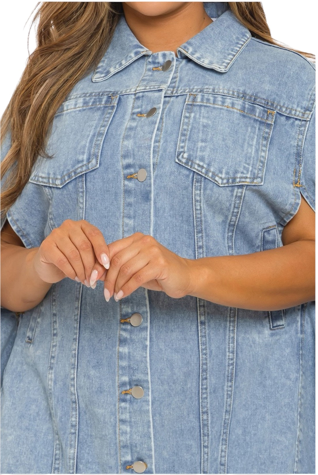 Denim Poncho