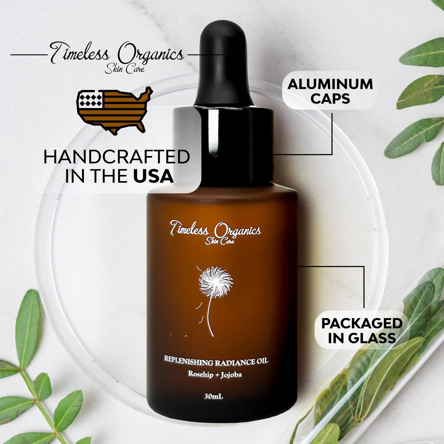 Replenishing Radiance Oil Timeless Organics Skin Care