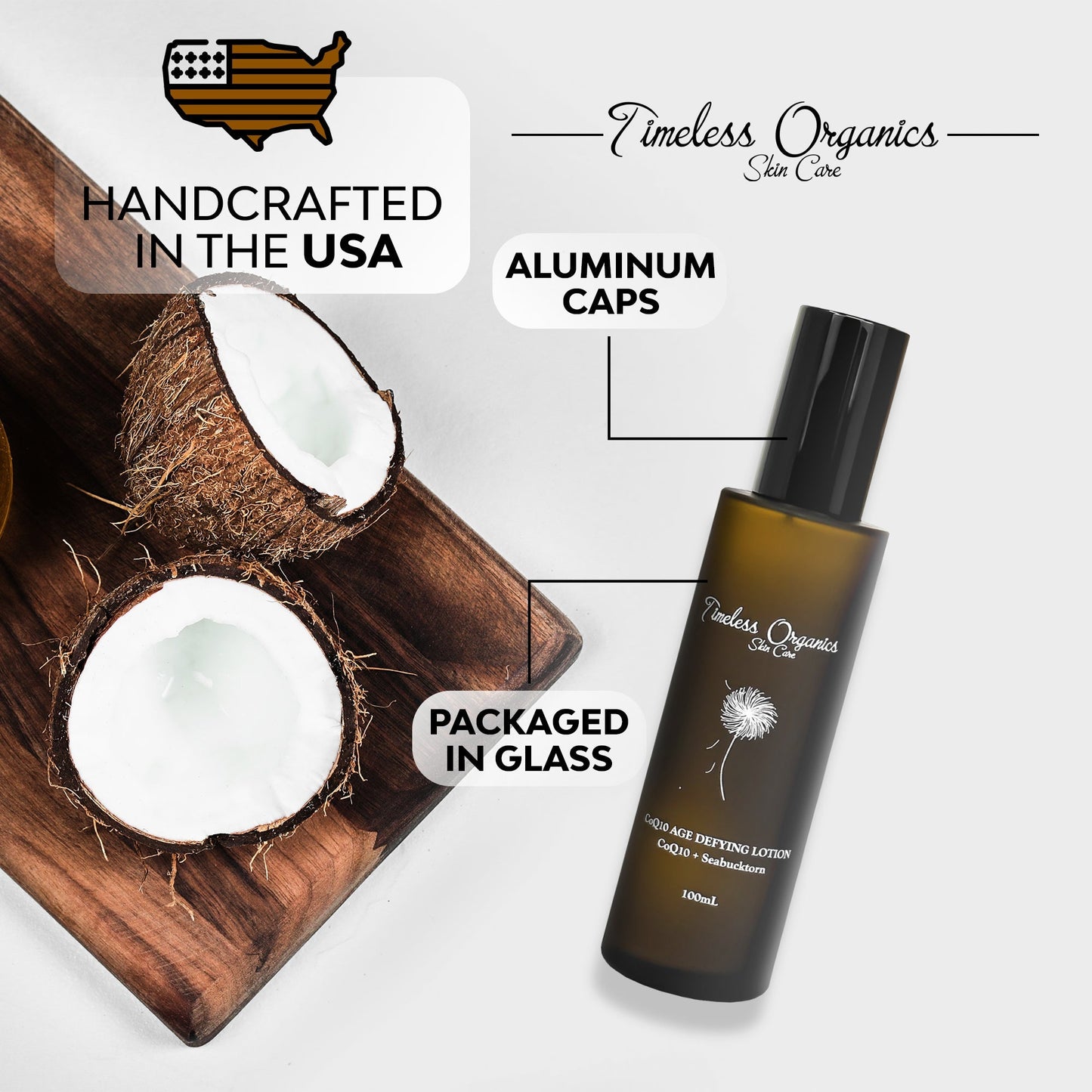 CoQ10 Age Defying Lotion Timeless Organics Skin Care