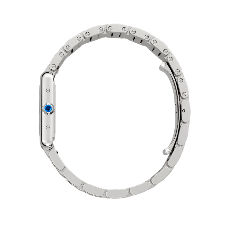 Cartier Tank Must de Cartier Watch, Small Model, High Autonomy Quartz Movement, Steel Supra Sneakers