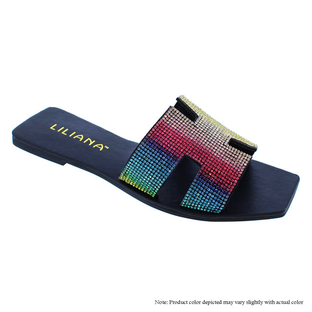 Angie Women's Casual Flat Slides by Liliana The House of Stylez