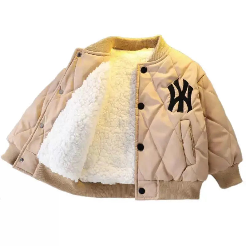 AURORE LUXURE -BOYS WINTER BASEBALL JACKET AURORE LUXURE