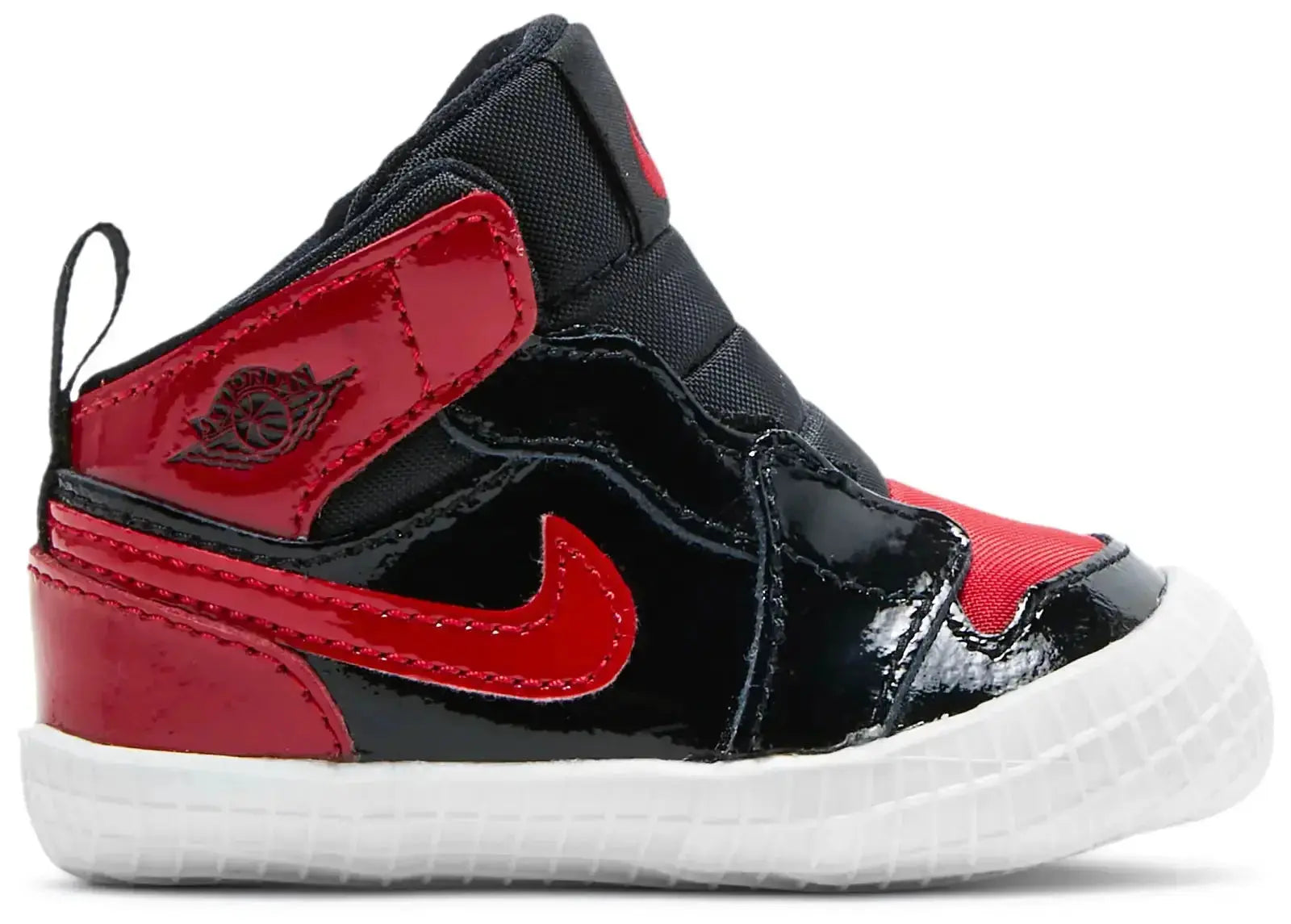 Air Jordan 1 Retro High Crib OG Patent Bred (Toddler Bootie) - Plush Fashion Hub