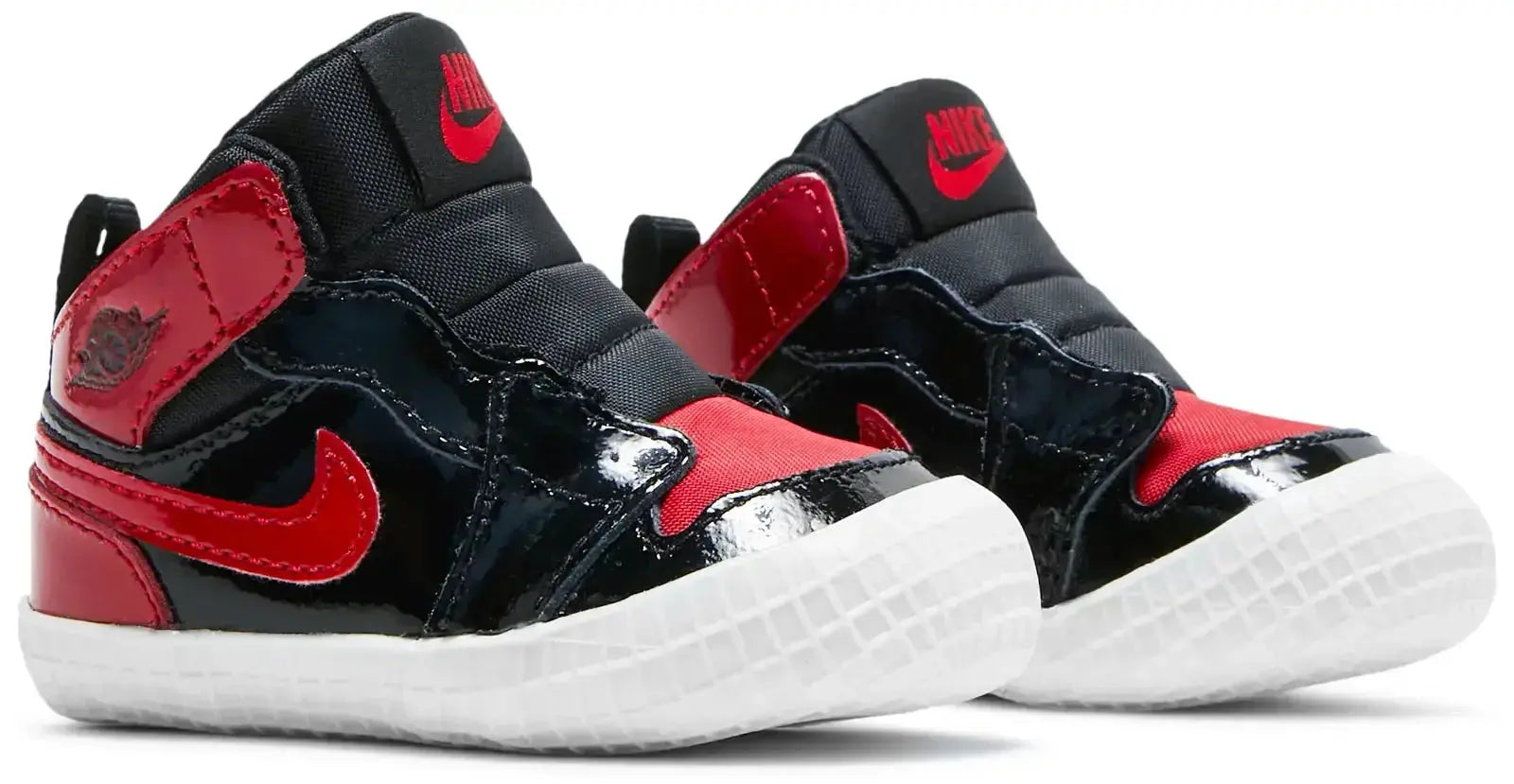 Air Jordan 1 Retro High Crib OG Patent Bred (Toddler Bootie) - Plush Fashion Hub