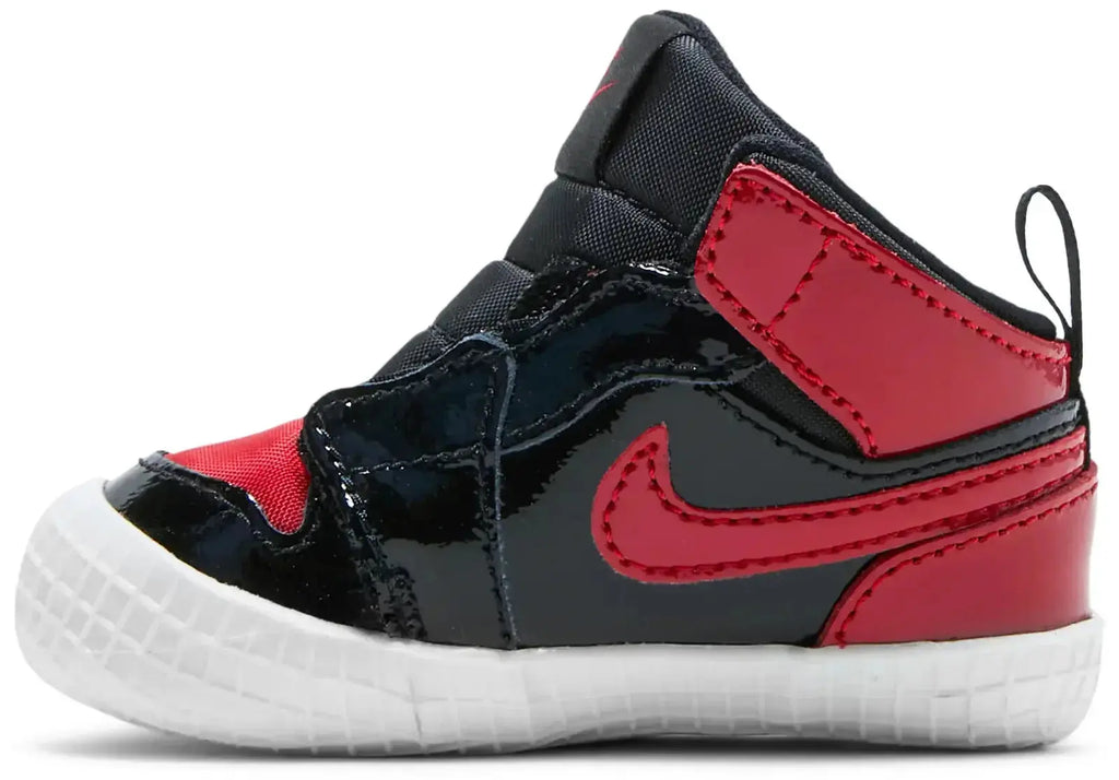 Air Jordan 1 Retro High Crib OG Patent Bred (Toddler Bootie) - Plush Fashion Hub