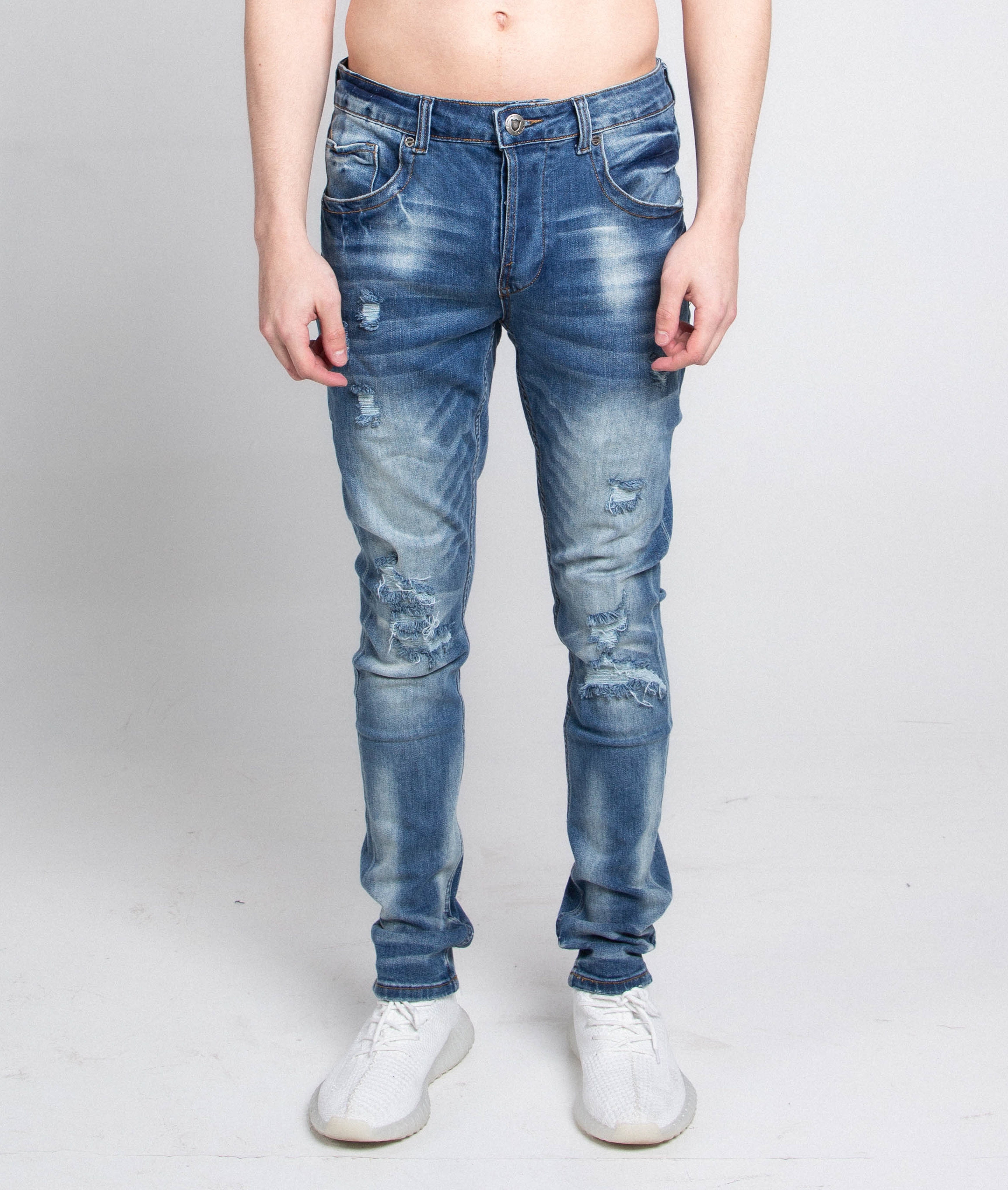 A402 SMALL RIPPED SKINNY JEANS ARMOR JEANS