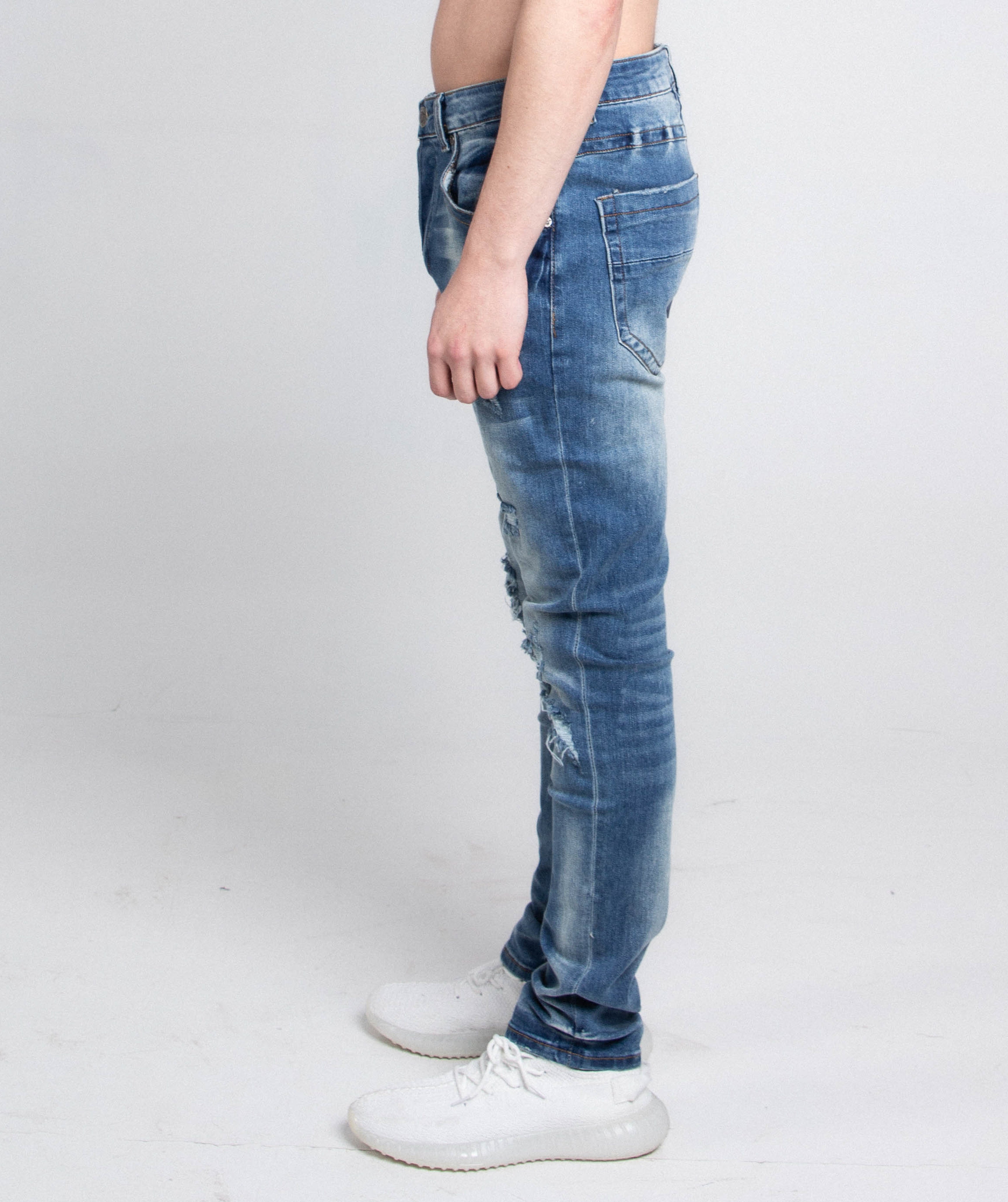 A402 SMALL RIPPED SKINNY JEANS ARMOR JEANS