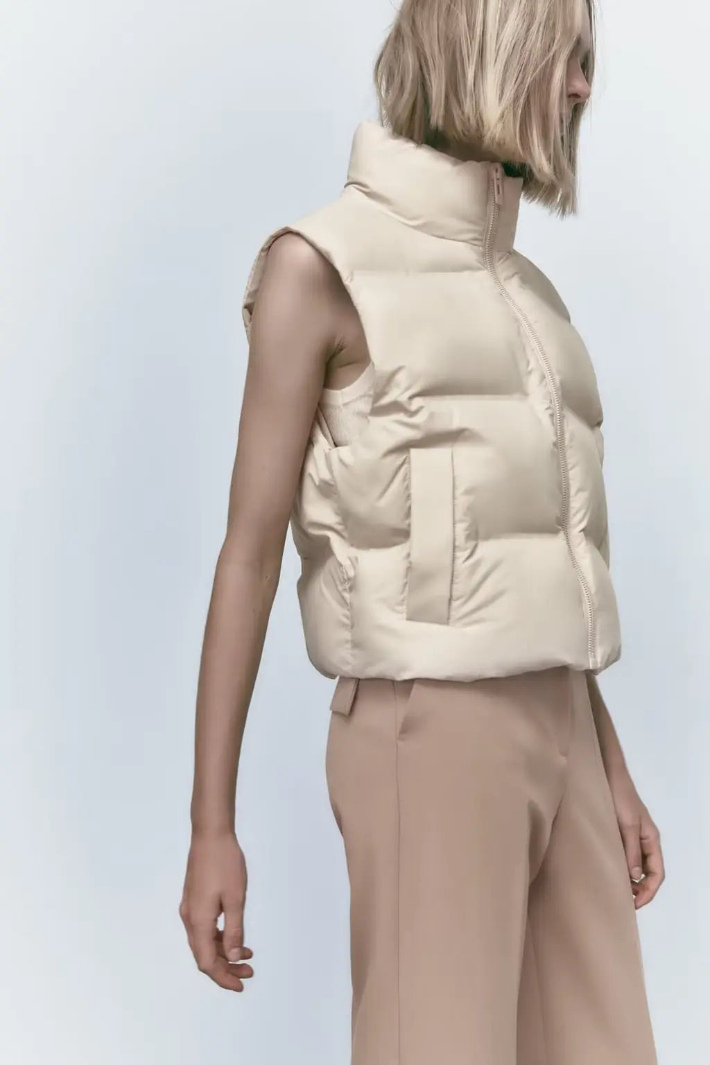 Autumn Winter Short Cotton Jacket Vest Jacket Coat Perfecsy