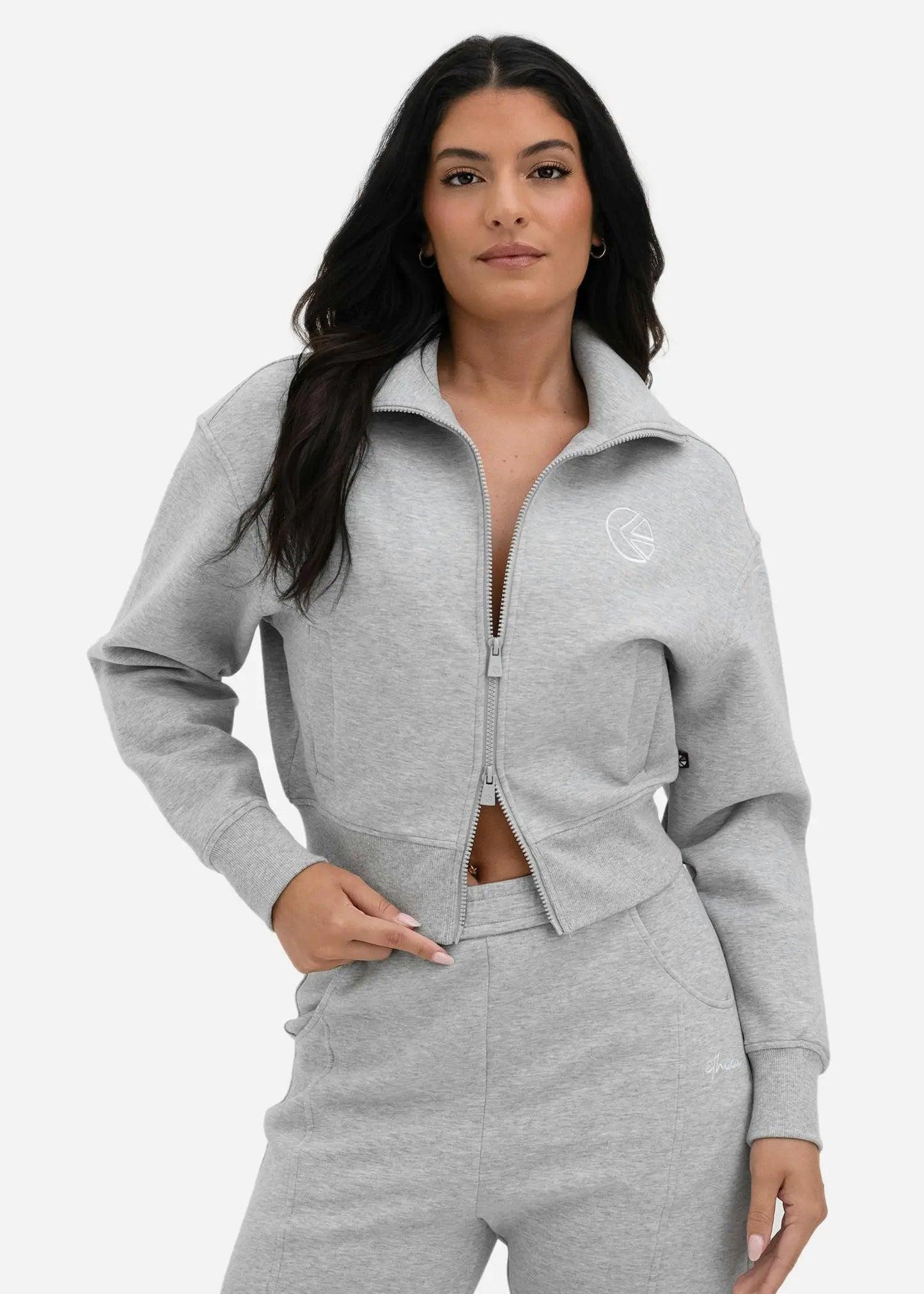 Balance Heather | Womens Zip Jacket Plush Fashion Hub