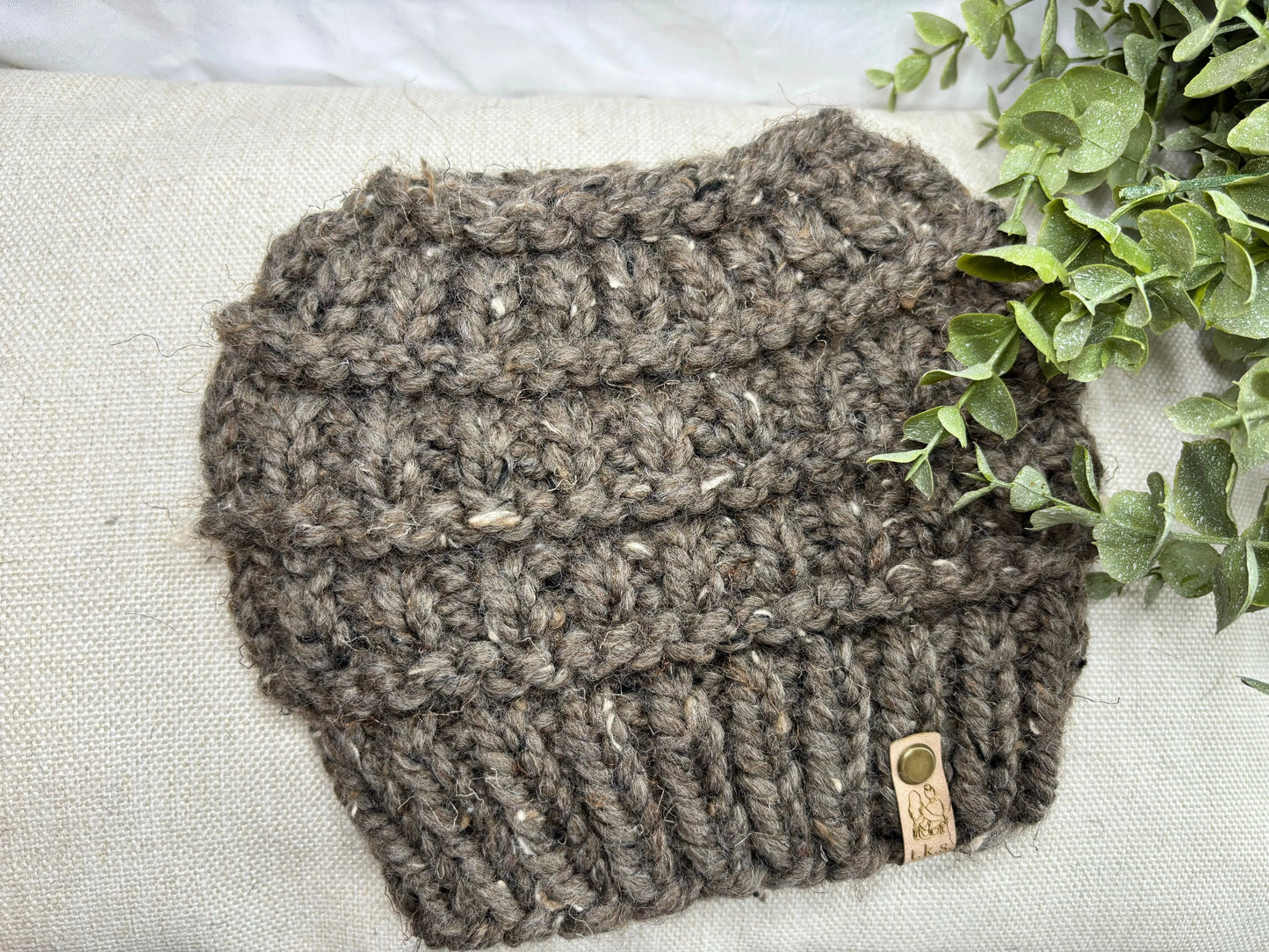 Barley Messy Bun Hat Tight Knit Sisters