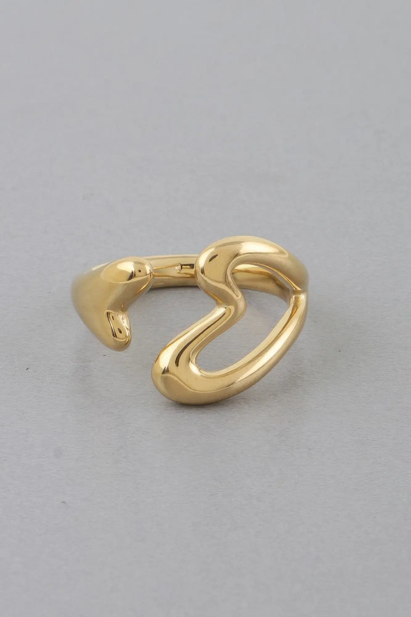 Be Mine Twin Heart Wrap Ring OyeraCharisma