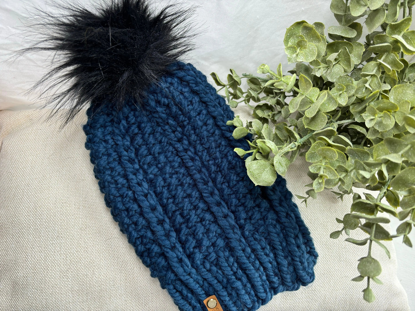 Blue Hale Beanie Tight Knit Sisters