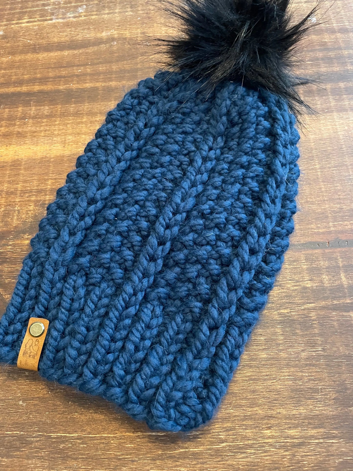 Blue Hale Beanie Tight Knit Sisters
