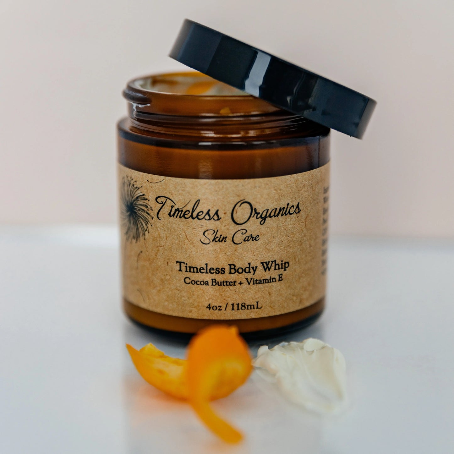 Body Whip - Cocoa Butter + Vitamin E Timeless Organics Skin Care
