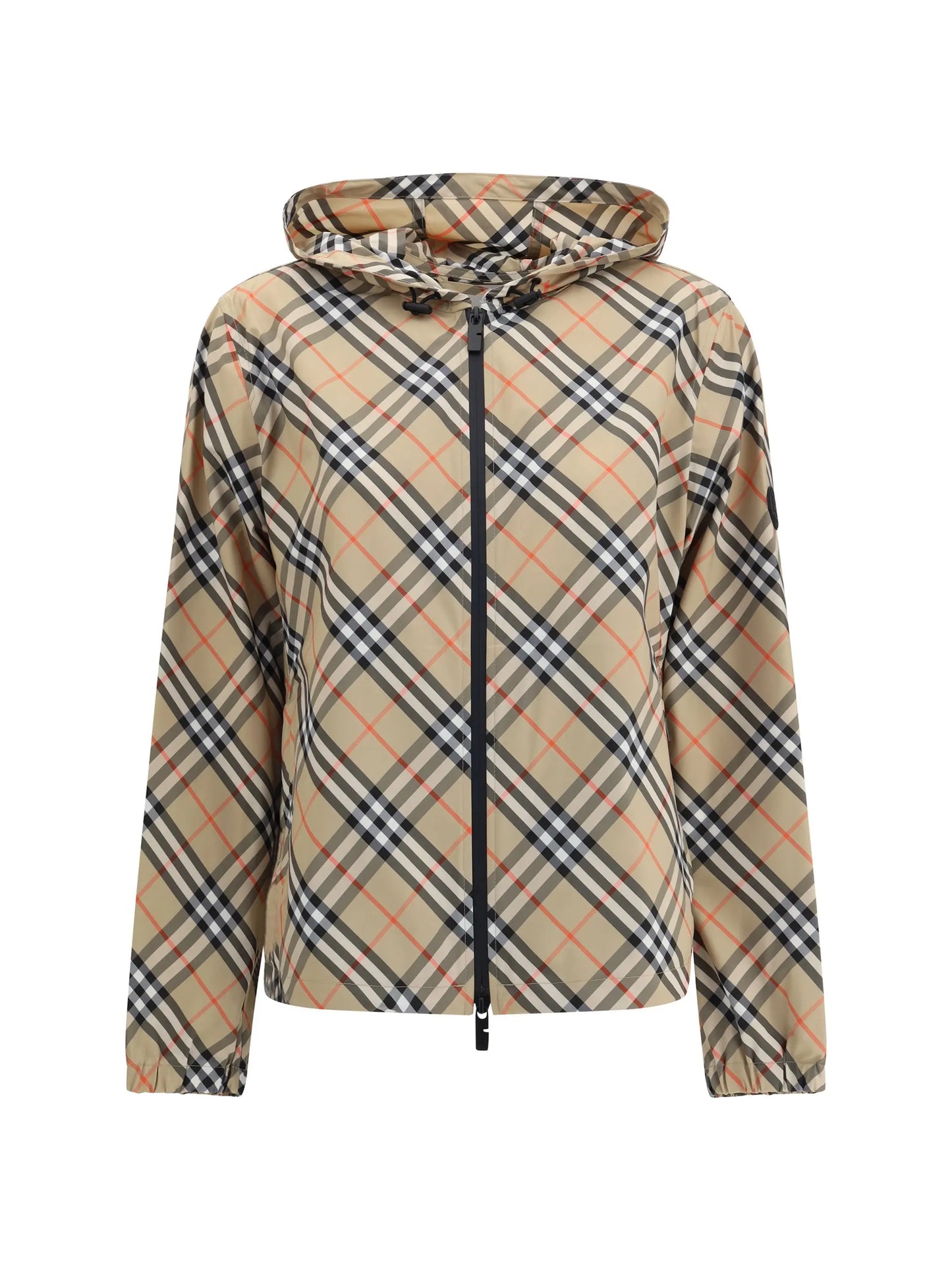 Burberry Women Archivio Check Waterproof Jacket Luosophy