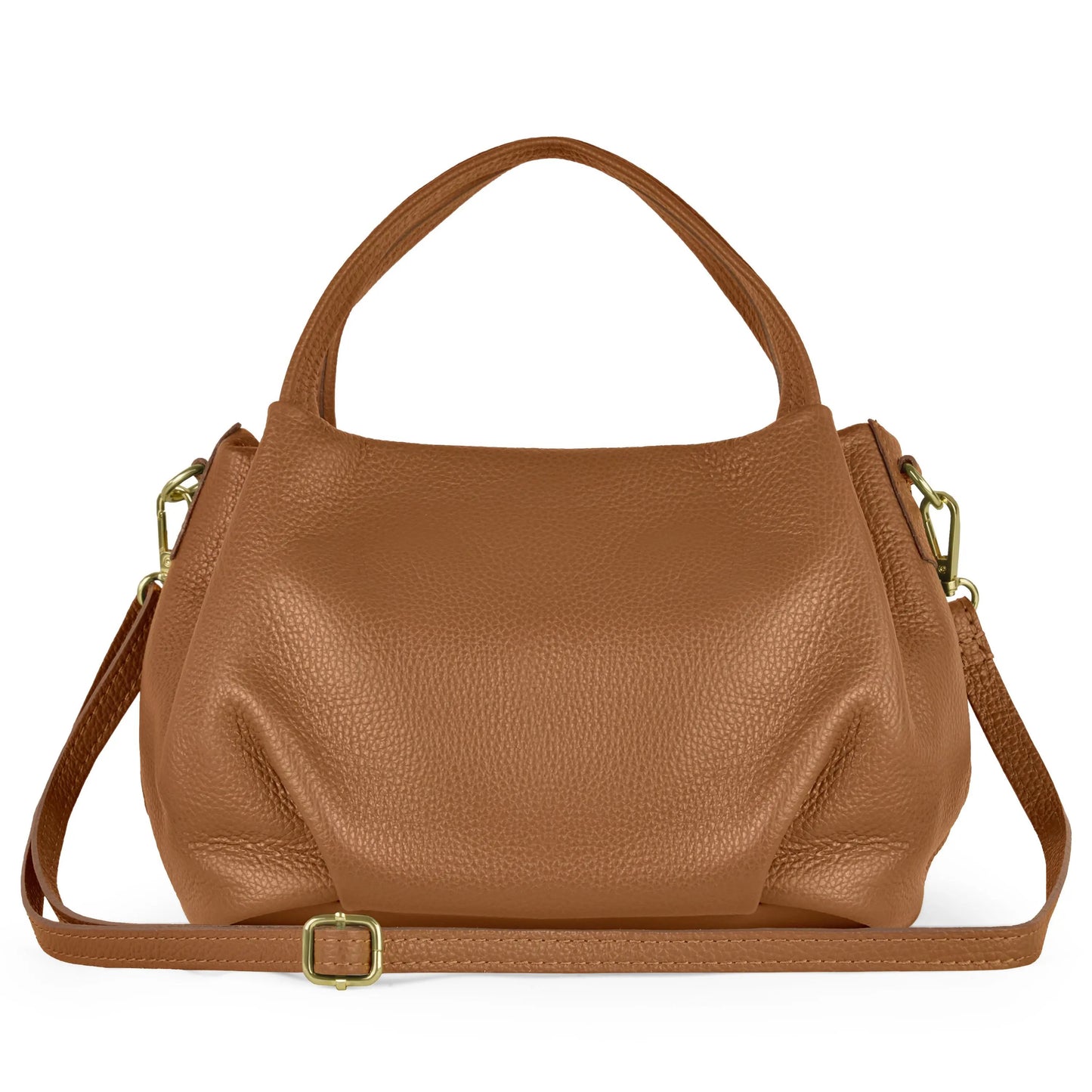 Calf Leather Top-Handle Bag TAKEASY