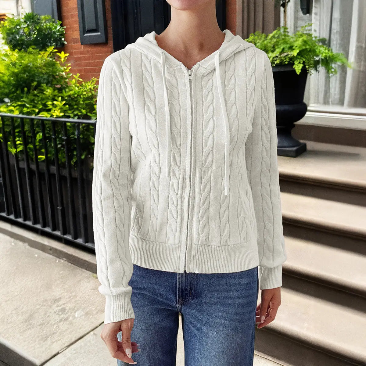 Casual Wool Long Sleeved Sweater Sweaters Women Clothing Autumn Winter Plush Fashion Hub