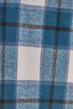 Double Take Full Size Plaid Button Up Lapel Collar Coat - Plush Fashion Hub