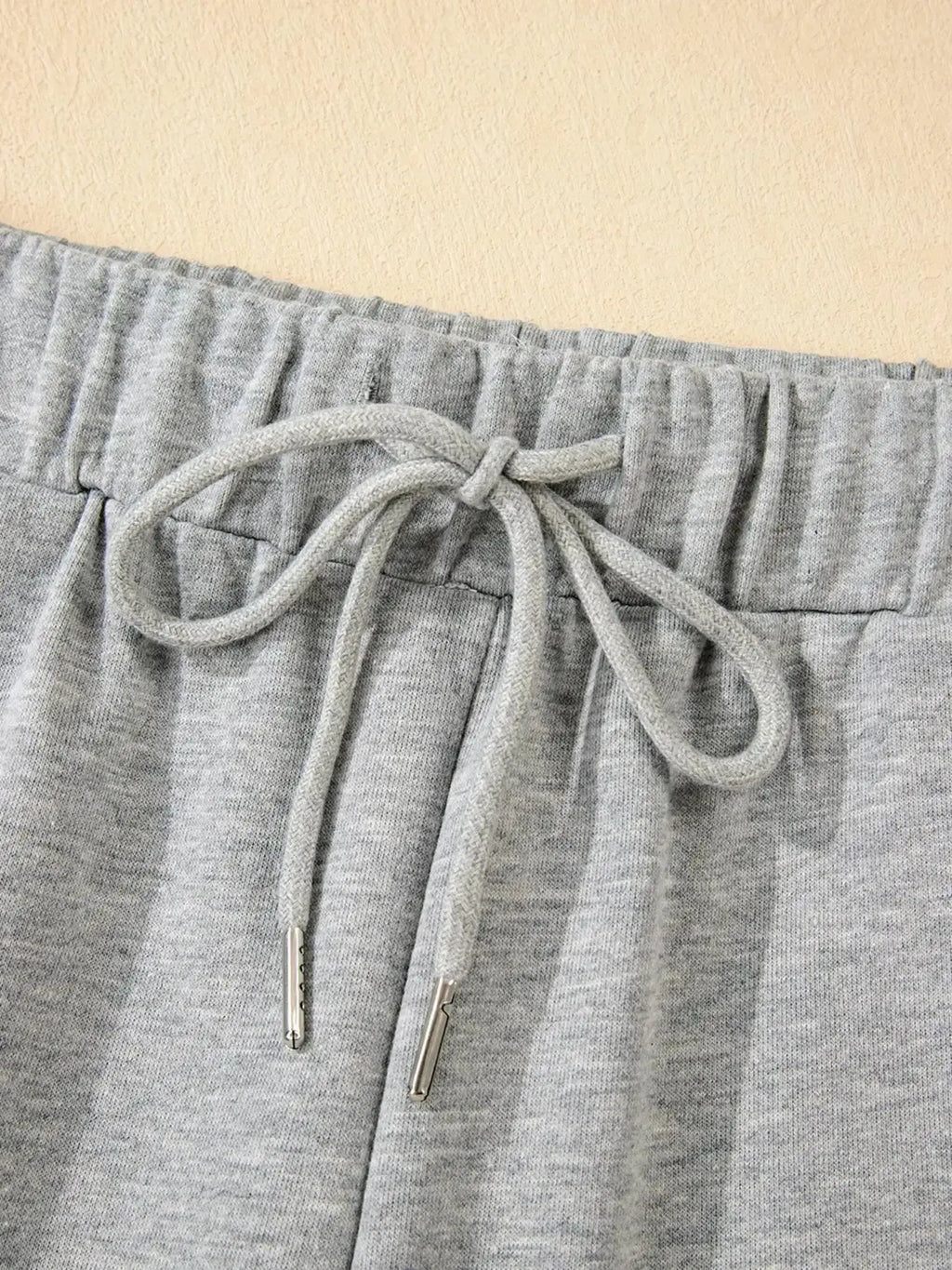 Contrast Trim Round Neck Top and Pants Set - Plush Fashion Hub