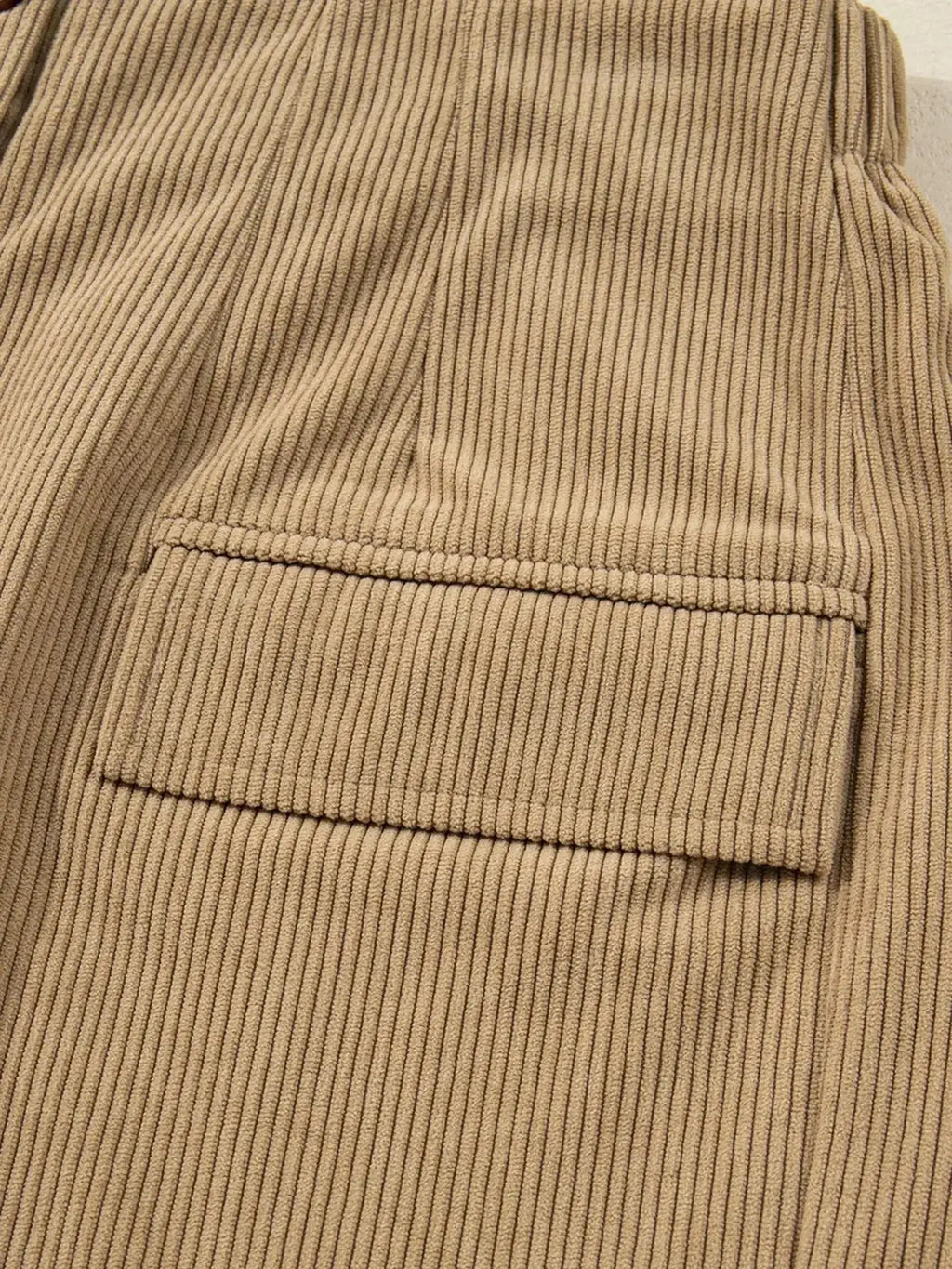 Corduroy Buttoned Front Mini Skirt - Plush Fashion Hub