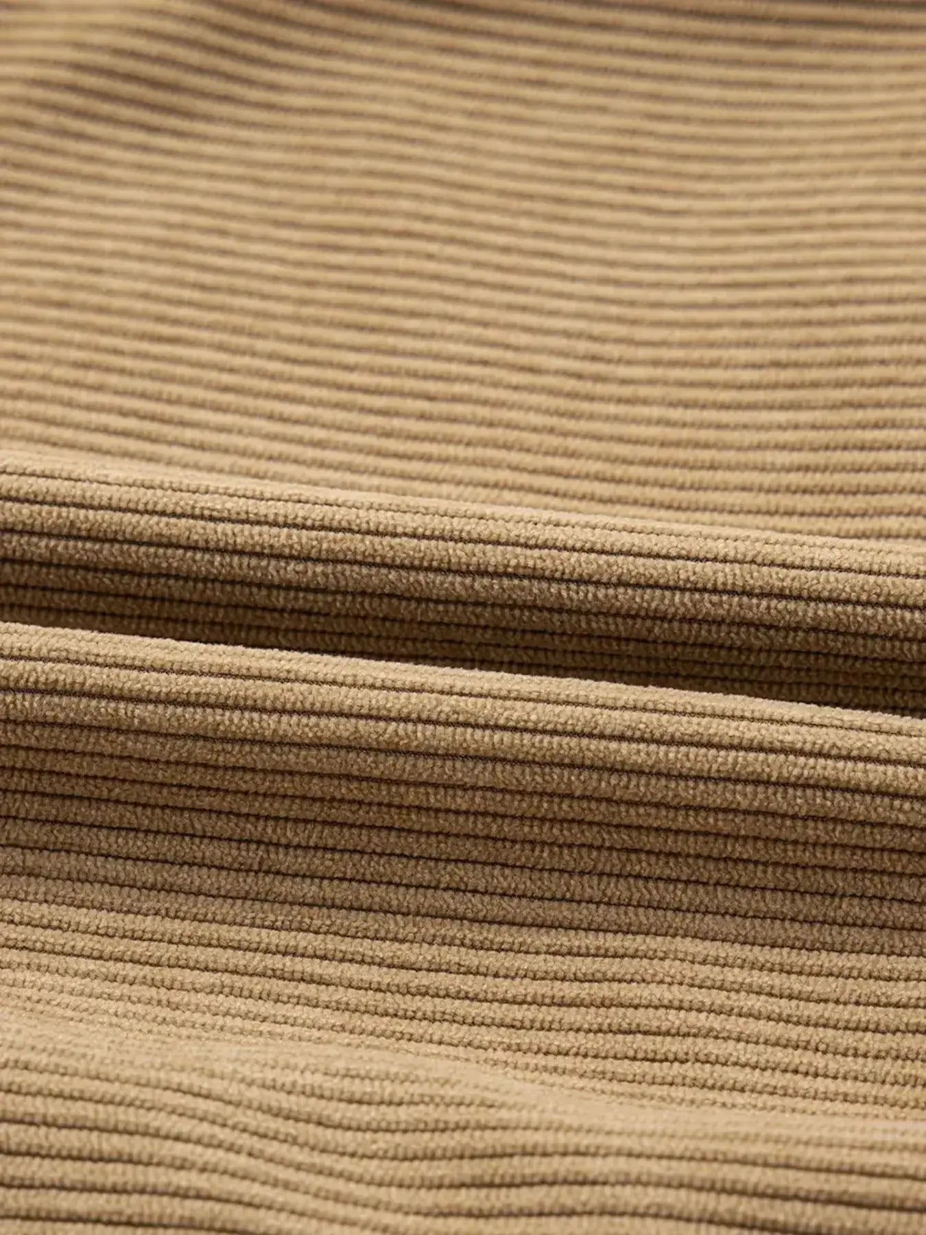 Corduroy Buttoned Front Mini Skirt - Plush Fashion Hub