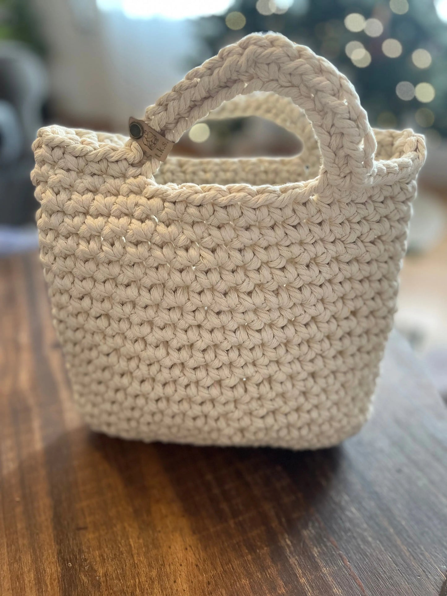 Cream Clutch Tight Knit Sisters