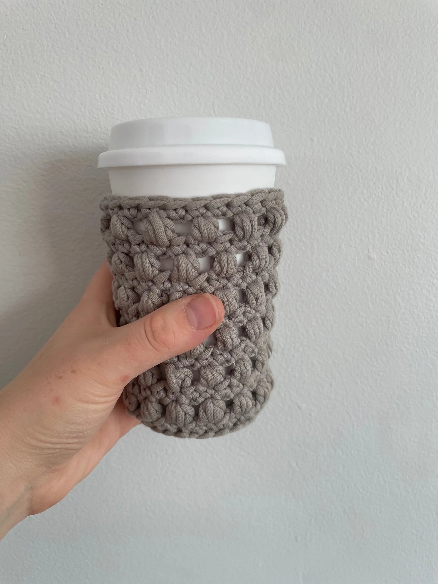 Crochet Cup Cozy Tight Knit Sisters