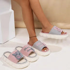 Cute Cartoon Kitten Home Slippers For Women - Plush Fashion Hub