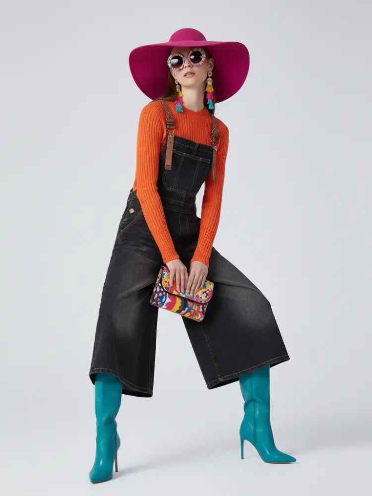 Denim Overalls, Williamsburg | Unisex - BYMANYC ® New York Plush Fashion Hub