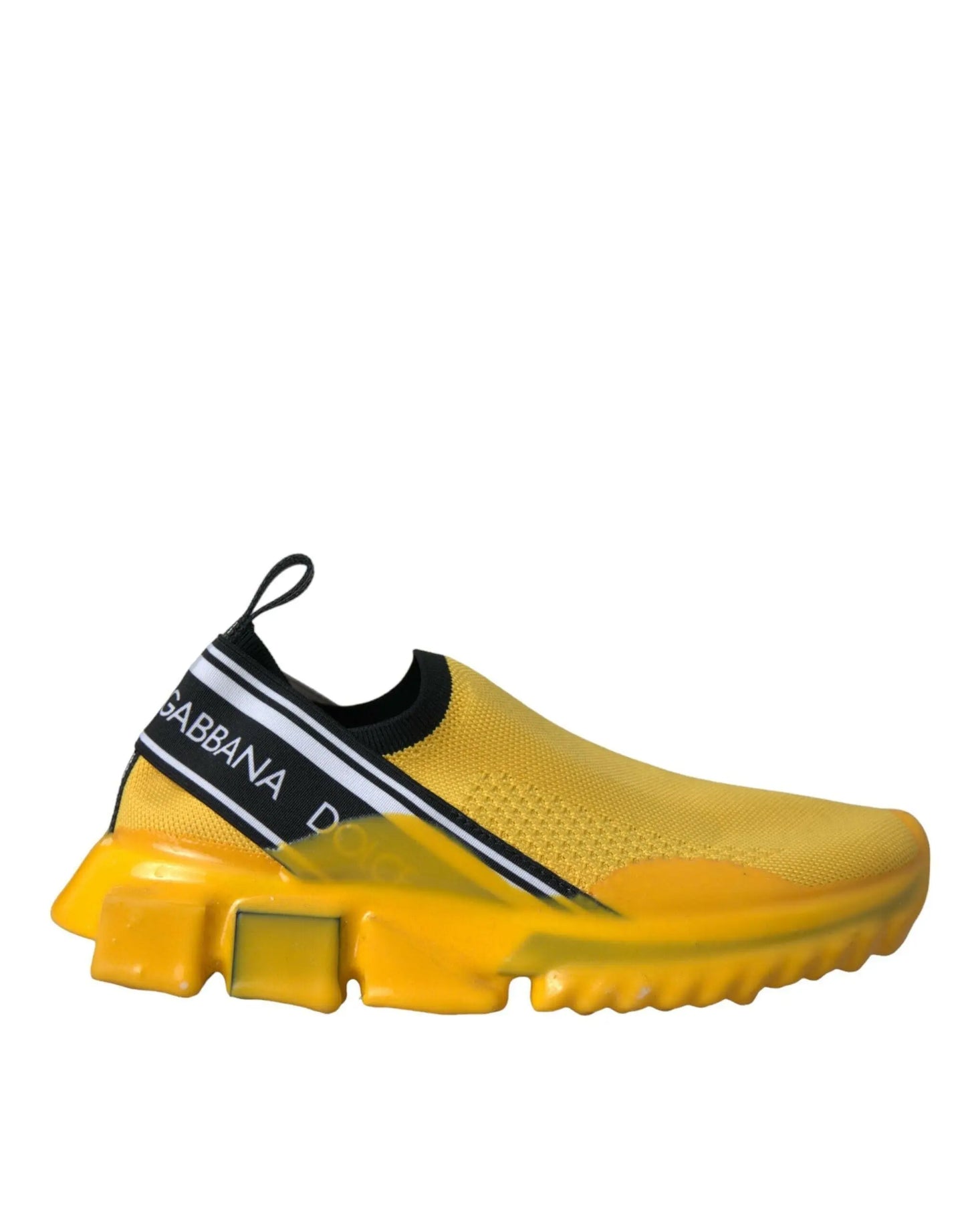 Dolce & Gabbana Yellow Sorrento Slip On Sneakers Women Shoes MaraFormigone