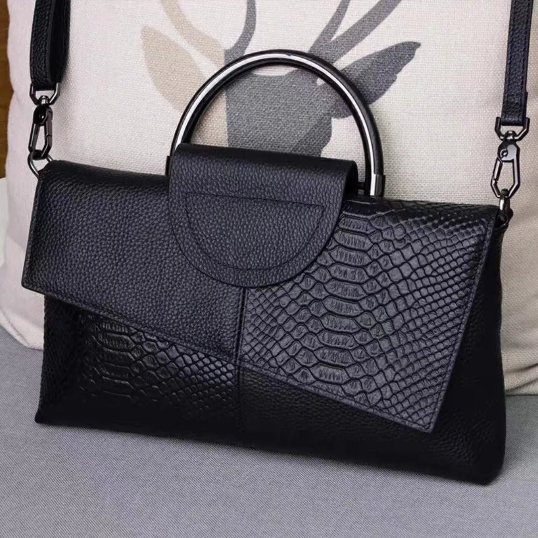 Evening Clutch bag women large capacity banquet handbag crocodile pattern women's fashion temperament crossbody bag Plush Fashion Hub Blessing Clothing