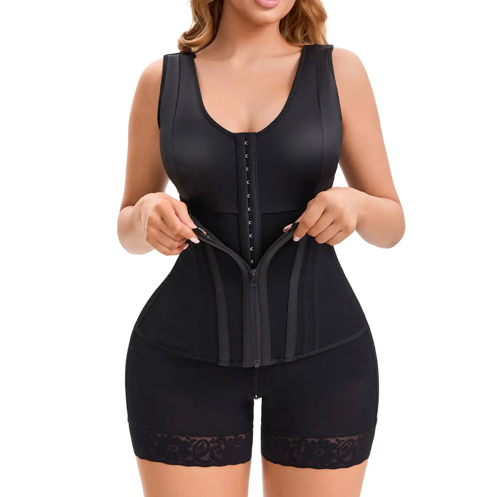 Overbust Colombian shapewear bodysuit by Plush Fashion Hub, designed for tummy control and body sculpting for women.