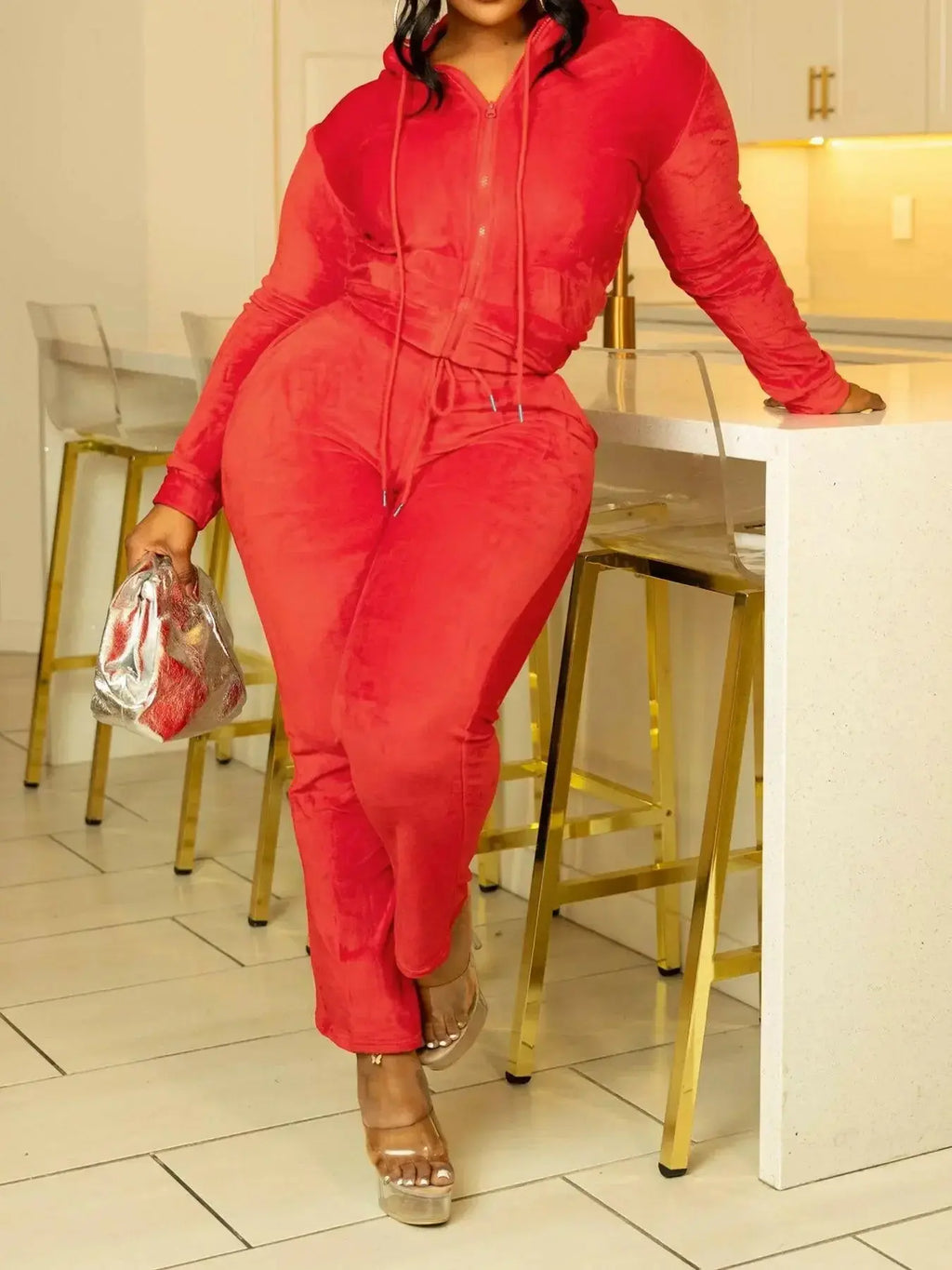 Fall Fashion Casual Personality Slim Fit Sexy Sports Suit - Plush Fashion Hub