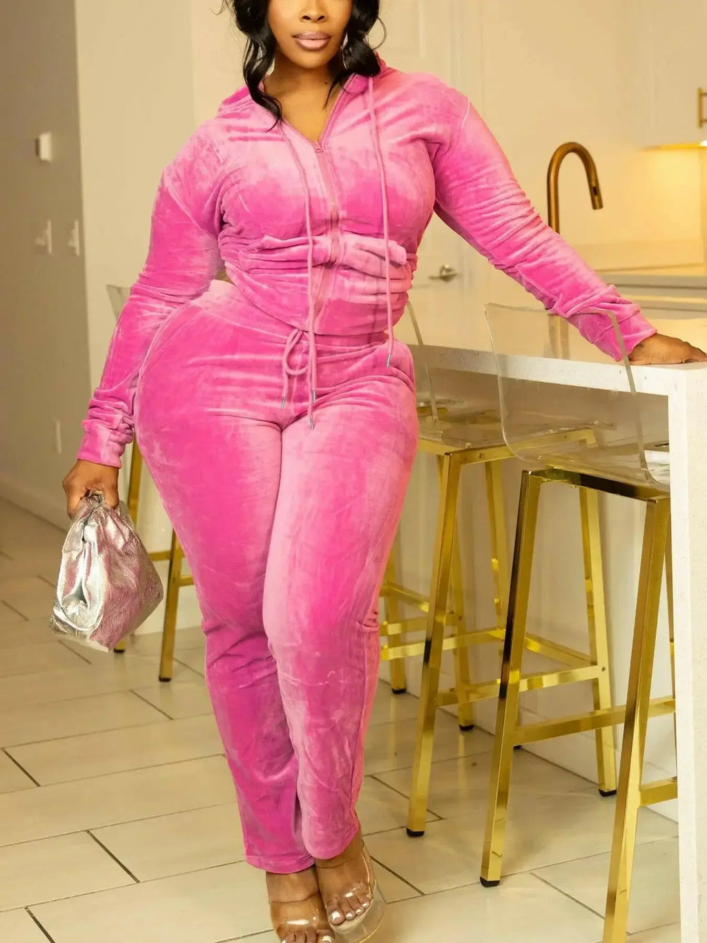 Fall Fashion Casual Personality Slim Fit Sexy Sports Suit - Plush Fashion Hub